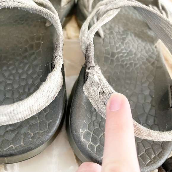 Chaco Stones Grey Sandals - Picture 7 of 8
